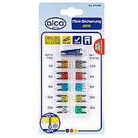 Запобіжники Євроміні (комплект 10 шт.) 5-30 А Alca