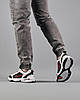 Чоловічі кросівки Nike Air Max Monarch IV White Black Red Взуття Найк Аїр Макс Монарх білі шкіряні демі, фото 11