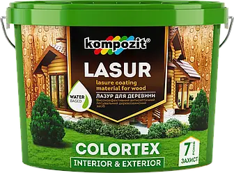 Лазурь для деревини Colortex - прозорий 2.5л Композит