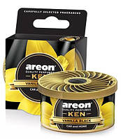 Ароматизатор Areon Ken Vanilla Black Ваніль Чорна