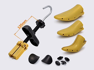 Універсальний комплект колодок для розтягування взуття в пучках