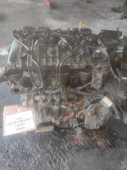 No208 Б/у Двигун GBDA для Ford Focus   Mazda 3 1.6 TDCI