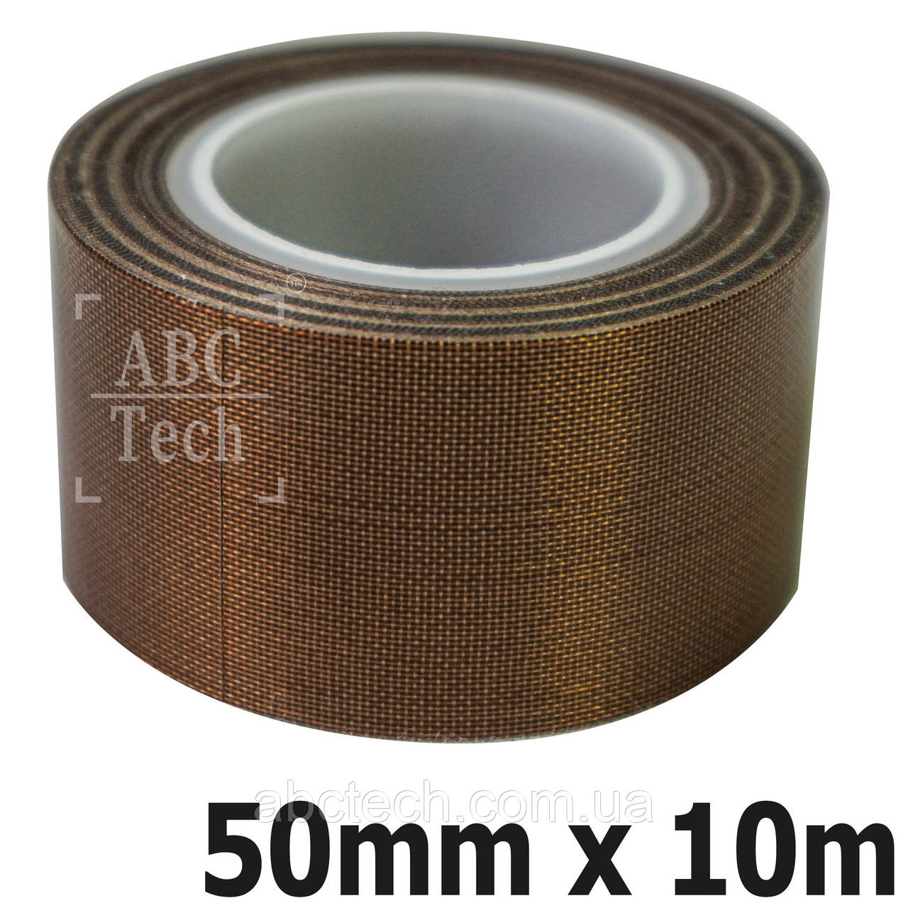 Тефлоновий ролик на клею 50 мм Намотування тефлону 80 мкм Моток 10 метрів Стрічка з покриттям PTFE 7008, фото 1