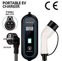 Зарядное устройство Taysla для электромобилей Type 1 SAE J1772, 16A, 3.5 кВт, 1-фазное