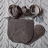 Клапан для в'язаної сумки "Париж". Сафарі, фото 2