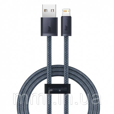 Кабель Baseus Dynamic Series Fast Charging Data Cable USB to iP 2.4A 2m / Slate Gray