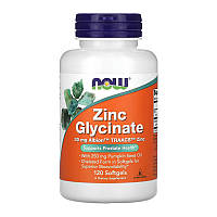 Цинк NOW Zinc Glycinate 30 mg (120 softgels)
