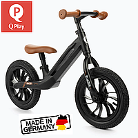 Беговел на надувных колесах Qplay Racer MG 12" Brown велобег для детей 2-5 лет