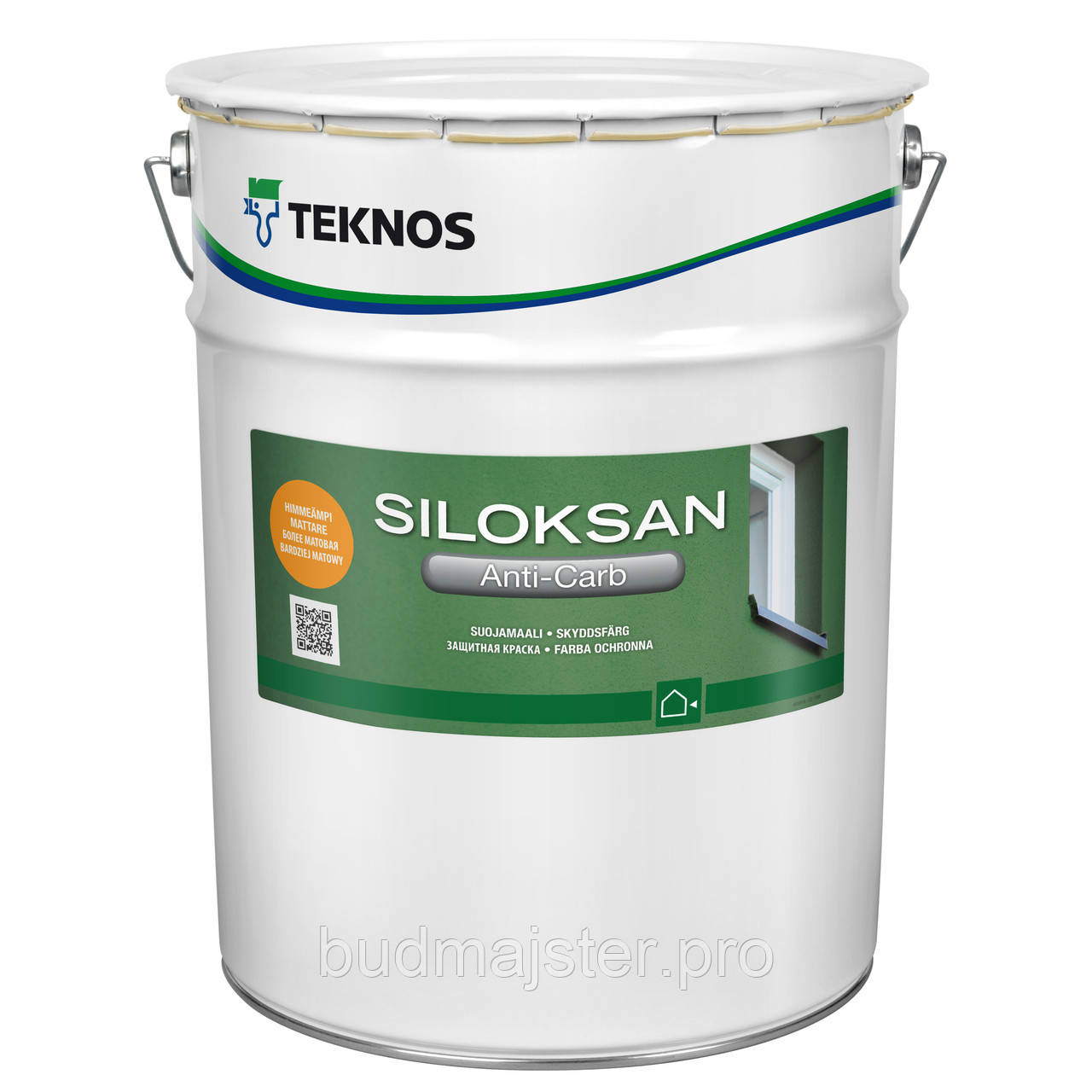 Фарба TEKNOS SILOKSAN ANTI-CARB, 18 л. Б1