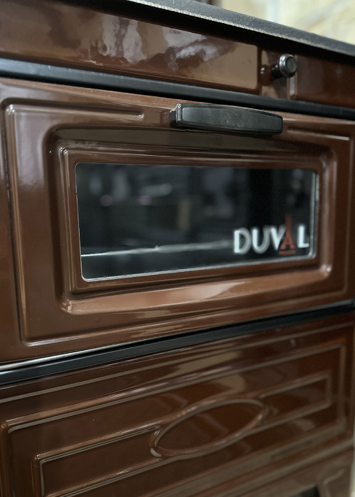 Дровяная печь-кухня «евро буржуйка» с духовкой Duval EK-4010 - фото 6 - id-p1693379384