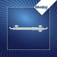 3185 Ghidini трубка подключения двойной мойки D40×1.1/2