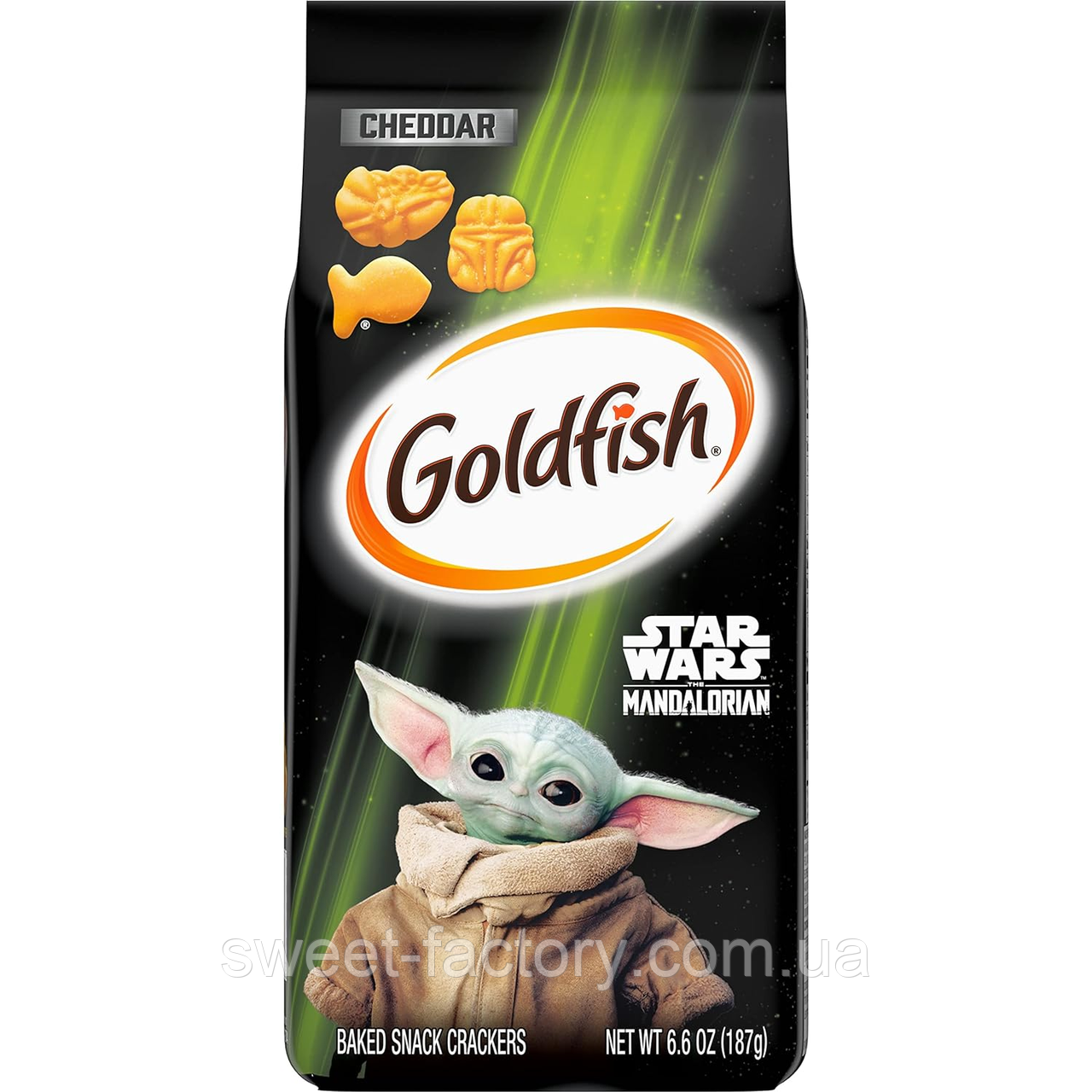 Крекер Goldfish Limited Edition Star Wars The Mandalorian Grogu 187g, фото 1