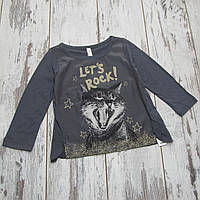 104 3-4 роки (98) блузка кофточка лонгслів футболка з довгими рукавами кофточка для дівчинки 1153