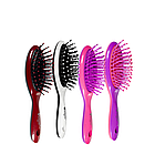Щітка для волосся масажна Salon Professional, Бордова, фото 5