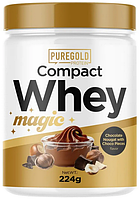 Протеїн Pure Gold - Compact Magic Whey Protein (224 грами) chocolate nougat with coco pieces/шоколадна нуга зі шматочками шоколаду