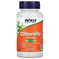 Витамины и минералы Now Chlorella 1000 mg (60 таблеток.)