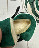 Зимові дитячі черевики хайтопи Paliament зелені/білі  р28, фото 2
