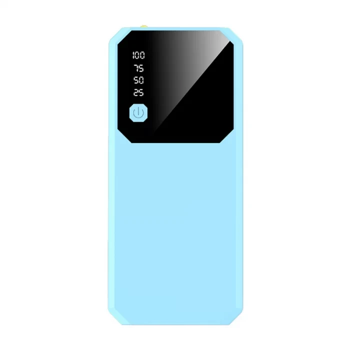 Потужний зовнішній акумулятор Powerbank Nomi на USB, Micro/Mini USB з дисплеєм та LED ліхтар 40000 mAh