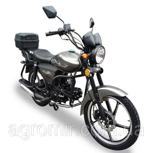 Мопед Musstang Alfa MT125-8 Сріблястий