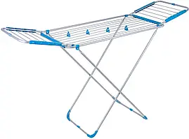 Сушарка для одягу металева підлогова 17,5м (до 15кг) (сіро-блакитна)