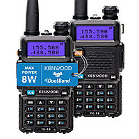 Комплект раций 2 шт KENWOOD TK-F8 DB TURBO (2100 МАЧ)+ Гарнитура +Ремешок на шею Mirkit