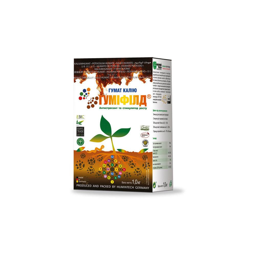 Гуміфілд, стимулятор росту, Humintech GmbH, гумат калію, 1 кг