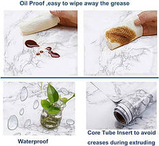 Самоклейна кухонна плівка для поверхонь LUX EXPERIENCE мармур 2Mх0.60M (75), фото 3