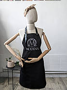Фартух з логотипом до 25 см Jackson Canvas Чорний | Фартух з вишивкою логотипу, фото 7