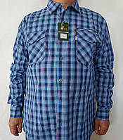 Рубашка мужская большая хлопок 100% Размер 8 XL