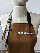 Фартух з логотипом до 10 см Jackson Canvas Коричневий | Вишивка, фото 8