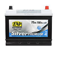 Акумулятор ZAP Silver Premium 575 50 D26 Asia 75Ah 750A R+ (правий +)