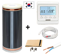 12м2. Комплект інфрачервона плівка Rexva з програмованим терморегулятором Е51