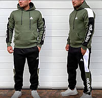 Теплий спортивний костюм. Зимовий спортивний костюм Adidas Адідас. Спортивний костюм на флісі Adidas
