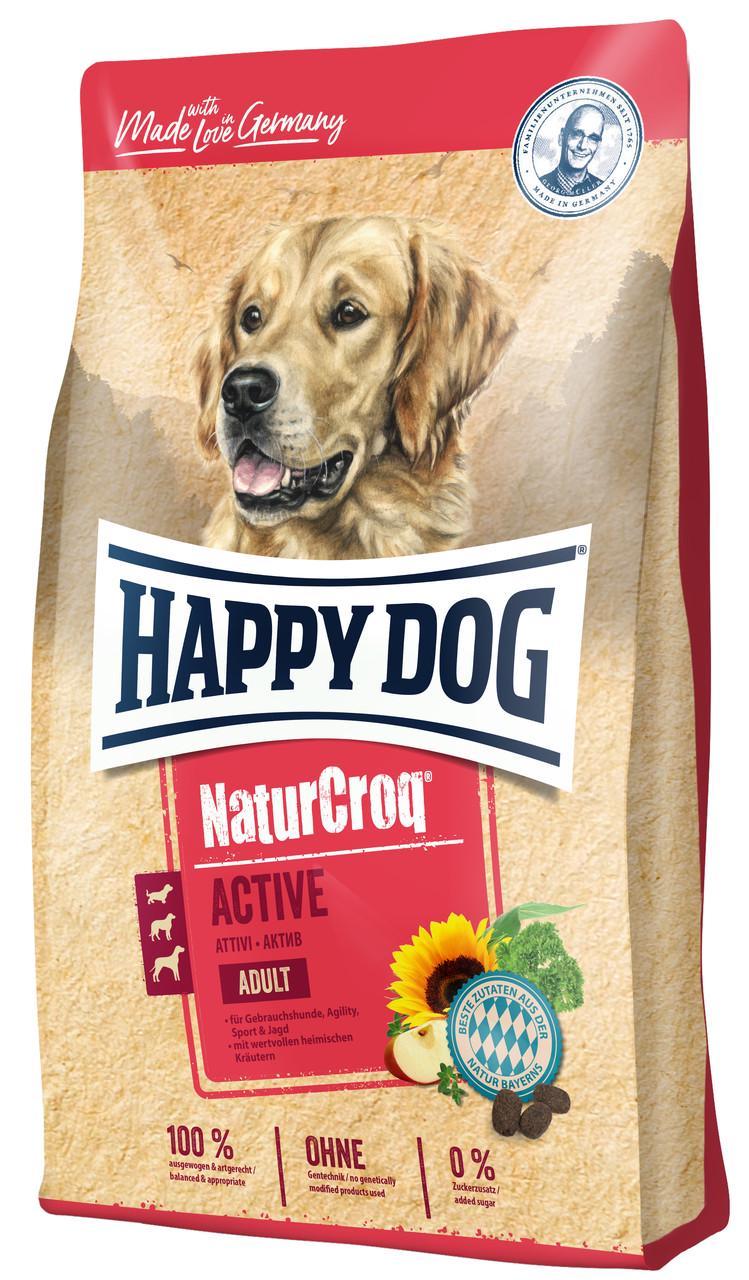 Корм сухий для собак із підвищеною потребою в енергії Happy Dog Naturcroq Active 15 кг
