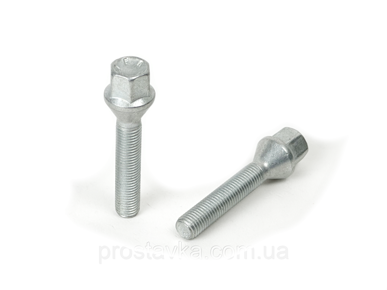 Болт FARAD  ⁇  Болт М12*1,5*55 мм Конус Цинк ключ 17, фото 1