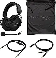 Стильные накладные наушники HyperX Cloud Alpha Наушники накладные Black (Игровые наушники для пк)