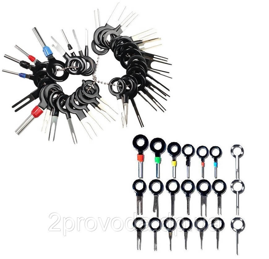 Набір із 59 знімачів для вилучення пінів контактів із роз'ємів авто без бренда, фото 1