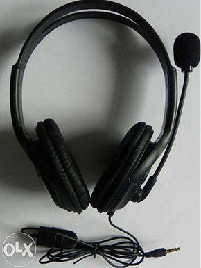 Гарнітура навушники з мікрофоном до телефона ноутбука ПК на 1 штекер 3,5 мм, фото 2
