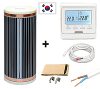 5м2. Комплект інфрачервона плівка Rexva з програмованим терморегулятором Е51