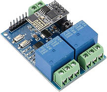 Подвійний релейний модуль Wi-Fi ESP8266, 12 В, дистанційне керування через додаток, фото 6