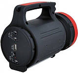 Портативна система освітлення Yajia YJ-1902T Ліхтар + 2 LED лампи + сонячна панель 5500 mAh (3_03862), фото 3