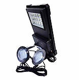 Портативна система освітлення GDTimes GD-07a 2 LED лампи + сонячна панель з прожектором 3000 mAh, фото 3