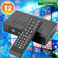 Приемник DVB-T2 для цифрового телевидения Тюнер LCD с поддержкой wi-fi адаптера+Megogo ТВ ресивер ТВ тюнер p