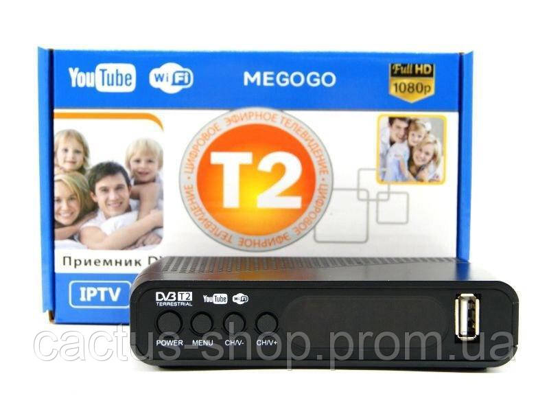 Приемник DVB-T2 для цифрового телевидения Тюнер LCD с поддержкой wi-fi адаптера+Megogo ТВ ресивер ТВ тюнер p - фото 4 - id-p1961049000