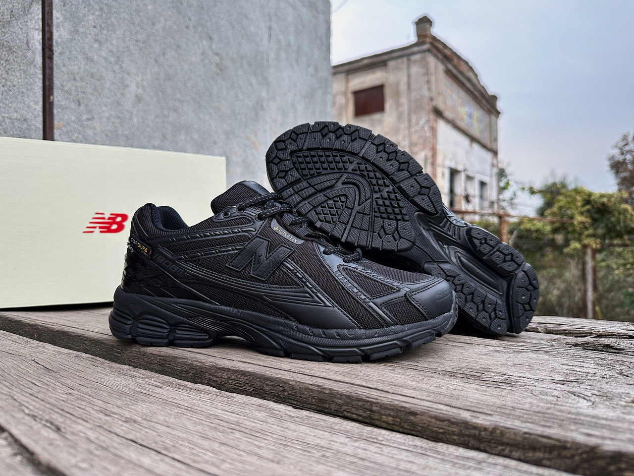 Чоловічі кросівки New Balance 1906R Cordura Gore-Tex Black чорні водонепроникні