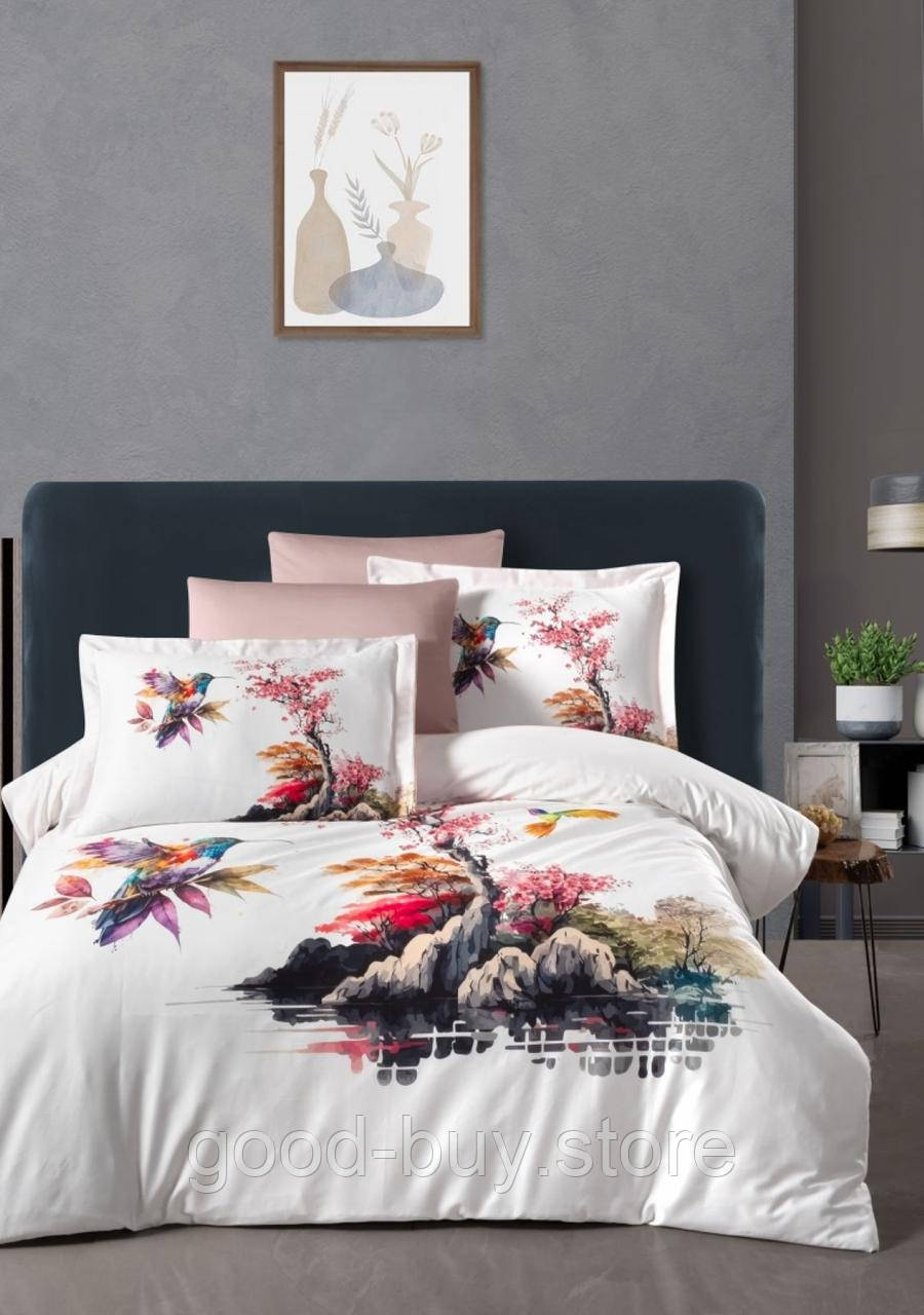 Постільна білизна First choice Ecora 3D Satin евро 200х220