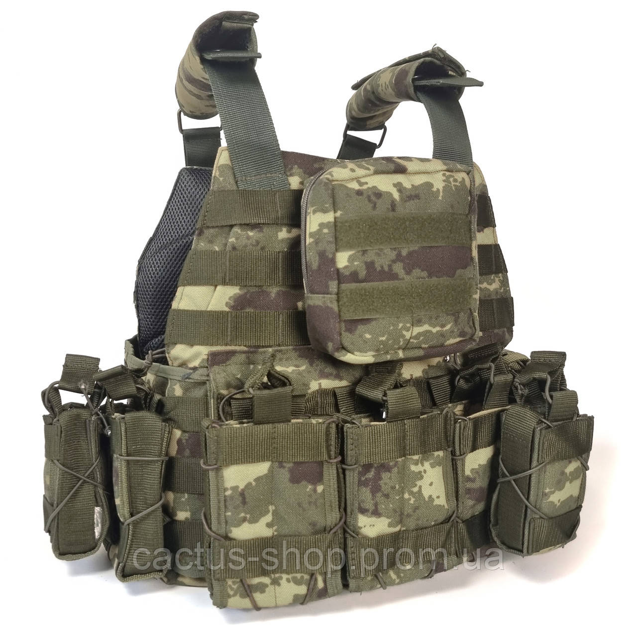 Плитоноска Cordura Asdag с подсумками паховая защита напашник кордура разгрузка рпс койот пах STANDART, - фото 5 - id-p1961049088