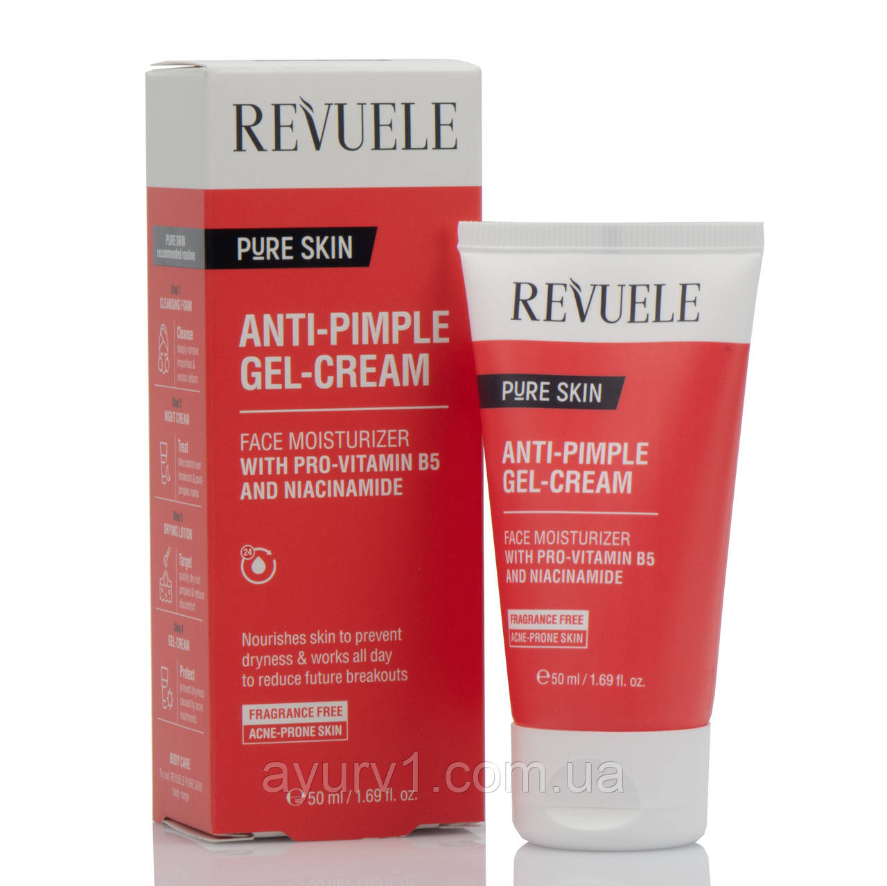 Крем-гель проти акне, Anti-Pimple Gel-Cream, Revuele, 50 ml