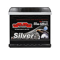 Акумулятор SZNAJDER Silver 555 83 L1 55Ah 520A R+ (правий +)