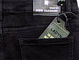 Жіночі класичні прямі джинси чорного кольору Lady N, фото 4